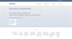 Desktop Screenshot of emetric.net